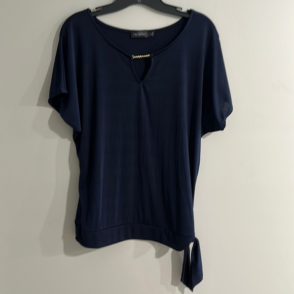 The Limited Tops - The limited - navy blue blouse- small